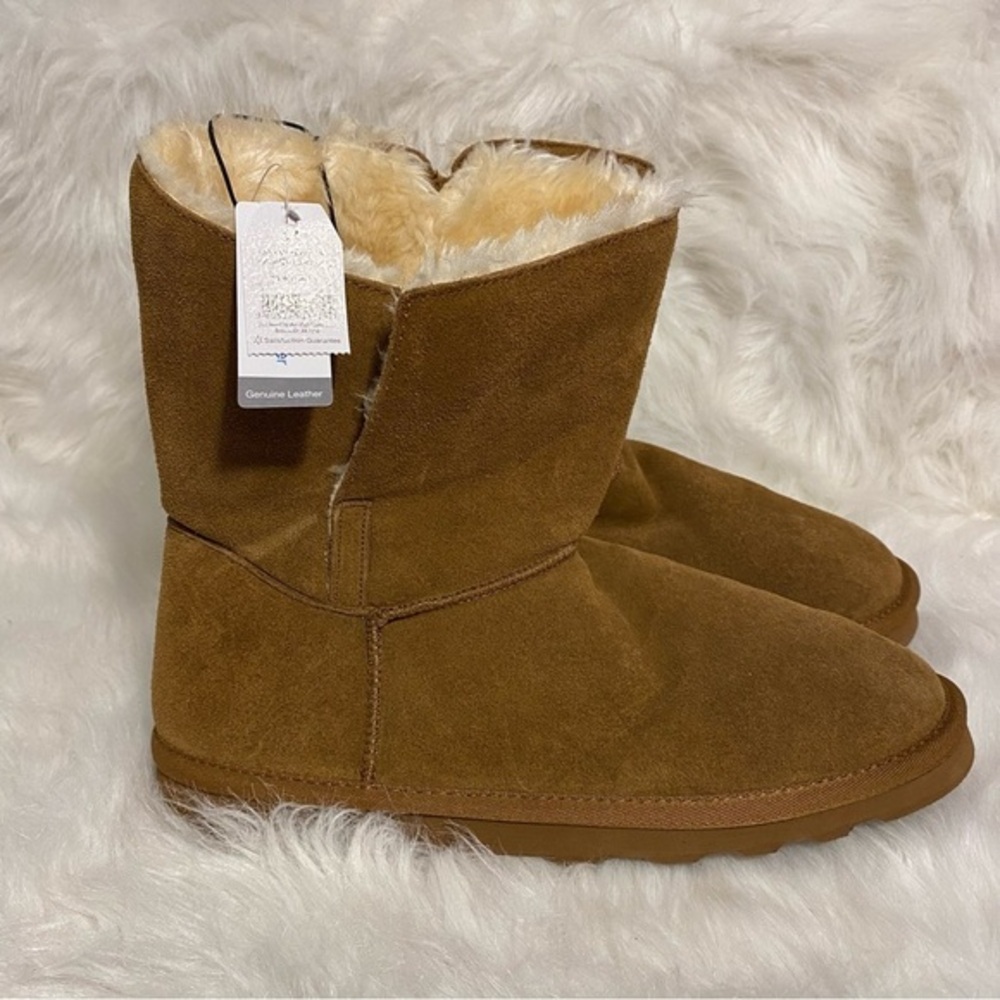 Time And Tru Boots Women’s Size 11 Genuine‎ Leather Indoor/Outdoor Soles